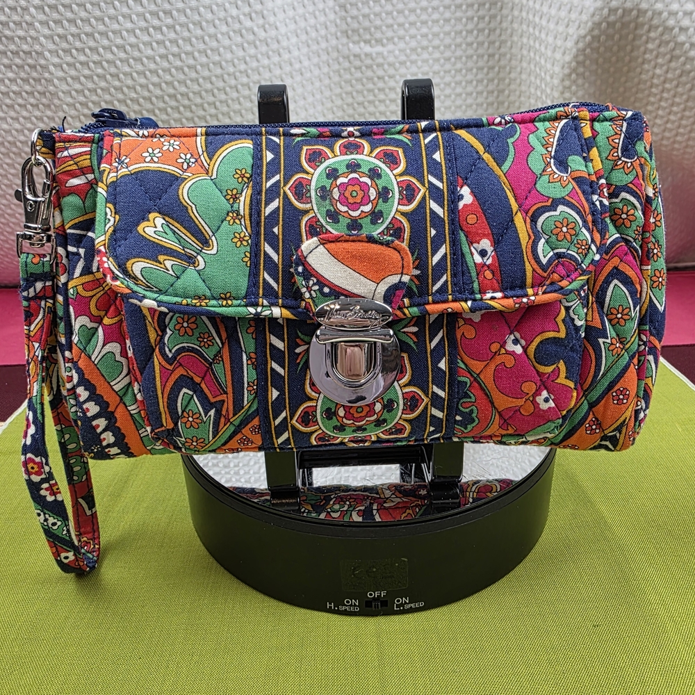 Vera Bradley Quilted Bag Retired Venetian Paisley Pattern